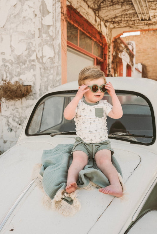 Organic Cotton Palm Beach Boys Shirt