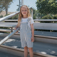 Load image into Gallery viewer, Overalls | Denim Stripe
