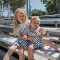 Load image into Gallery viewer, Overalls | Denim Stripe
