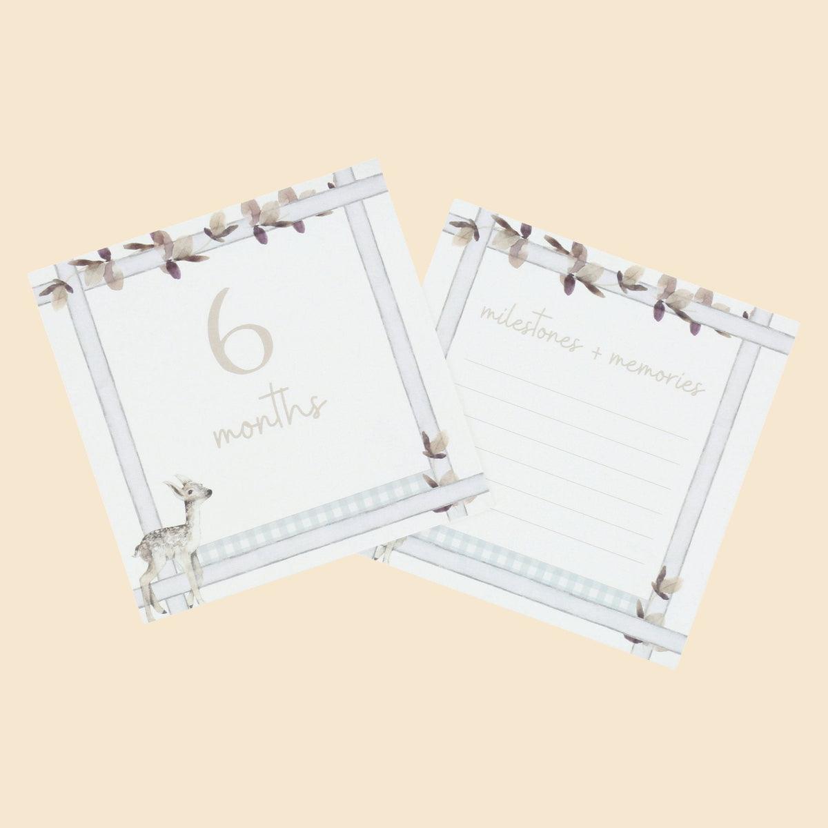 Infant Milestone + Memory Cards (0-12 months)
