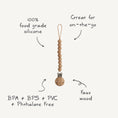Load image into Gallery viewer, Silicone Pacifier Clip | Hera

