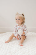 Load image into Gallery viewer, Pastel Pumpkins Bamboo Bubble Romper
