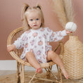 Load image into Gallery viewer, Pastel Pumpkins Bamboo Bubble Romper

