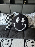 Load image into Gallery viewer, Black Smiley Plush

