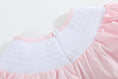 Load image into Gallery viewer, Pink and Orange Gingham Boo Smocked Dress and Bloomer Set
