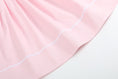 Load image into Gallery viewer, Pink and White Bows Smocked Bishop Dress
