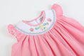 Load image into Gallery viewer, Pink Birthday Girl Smocked Bishop Dress
