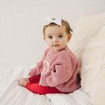 Load image into Gallery viewer, Pink Heart Hand Embroidered Sweater
