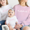 Load image into Gallery viewer, Custom Light Pink and White Mommy and Me Outfits
