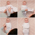 Load image into Gallery viewer, Easy Swaddle Blankets in Grey, Pack of 3

