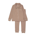 Load image into Gallery viewer, Ribbed Grandpa PJ- Cocoa
