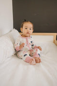 Load image into Gallery viewer, Pretty 'n Pumpkin Bamboo Zippy Romper
