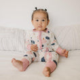 Load image into Gallery viewer, Pretty 'n Pumpkin Bamboo Zippy Romper
