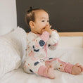 Load image into Gallery viewer, Pretty 'n Pumpkin Bamboo Zippy Romper
