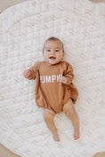 Load image into Gallery viewer, Pumpkin Sweatshirt Romper - Cream or Orange
