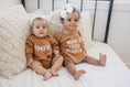 Load image into Gallery viewer, Pumpkin Sweatshirt Romper - Cream or Orange
