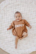 Load image into Gallery viewer, Pumpkin Sweatshirt Romper - Cream or Orange
