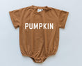 Load image into Gallery viewer, Pumpkin T-Shirt Bubble Romper - White or Orange
