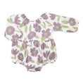 Load image into Gallery viewer, Long Sleeve Romper - Purple Floral
