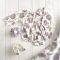 Load image into Gallery viewer, Long Sleeve Romper - Purple Floral
