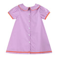 Load image into Gallery viewer, Purple Halloween Scene Girls Dress
