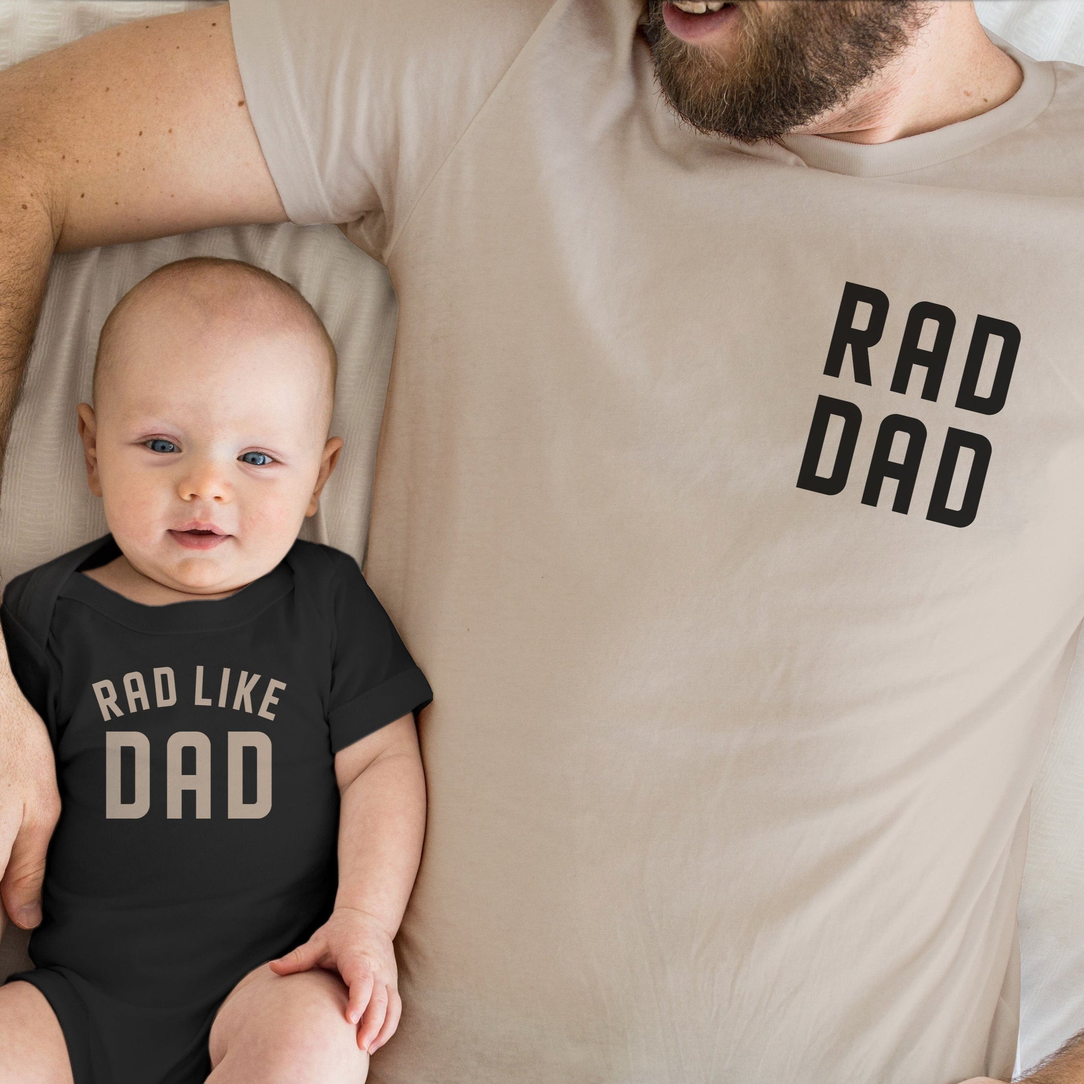 Rad Dad Matching T-Shirts and Baby Outfits