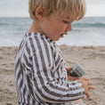 Load image into Gallery viewer, Child Rash Guard | Olive Stripe
