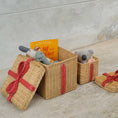 Load image into Gallery viewer, Rattan Storage Gift Boxes - Set of 2
