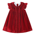 Load image into Gallery viewer, Red Velvet Holiday Dress
