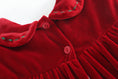 Load image into Gallery viewer, Red Velvet Holiday Dress
