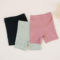Load image into Gallery viewer, Ribbed Bamboo Bike Shorts
