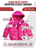 Load image into Gallery viewer, Car Seat Coat | The Road Coat Down - Fuchsia
