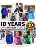 Load image into Gallery viewer, Car Seat Coat | The Road Coat Down - Fuchsia
