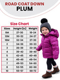 Load image into Gallery viewer, Car Seat Coat | The Road Coat Down - Plum
