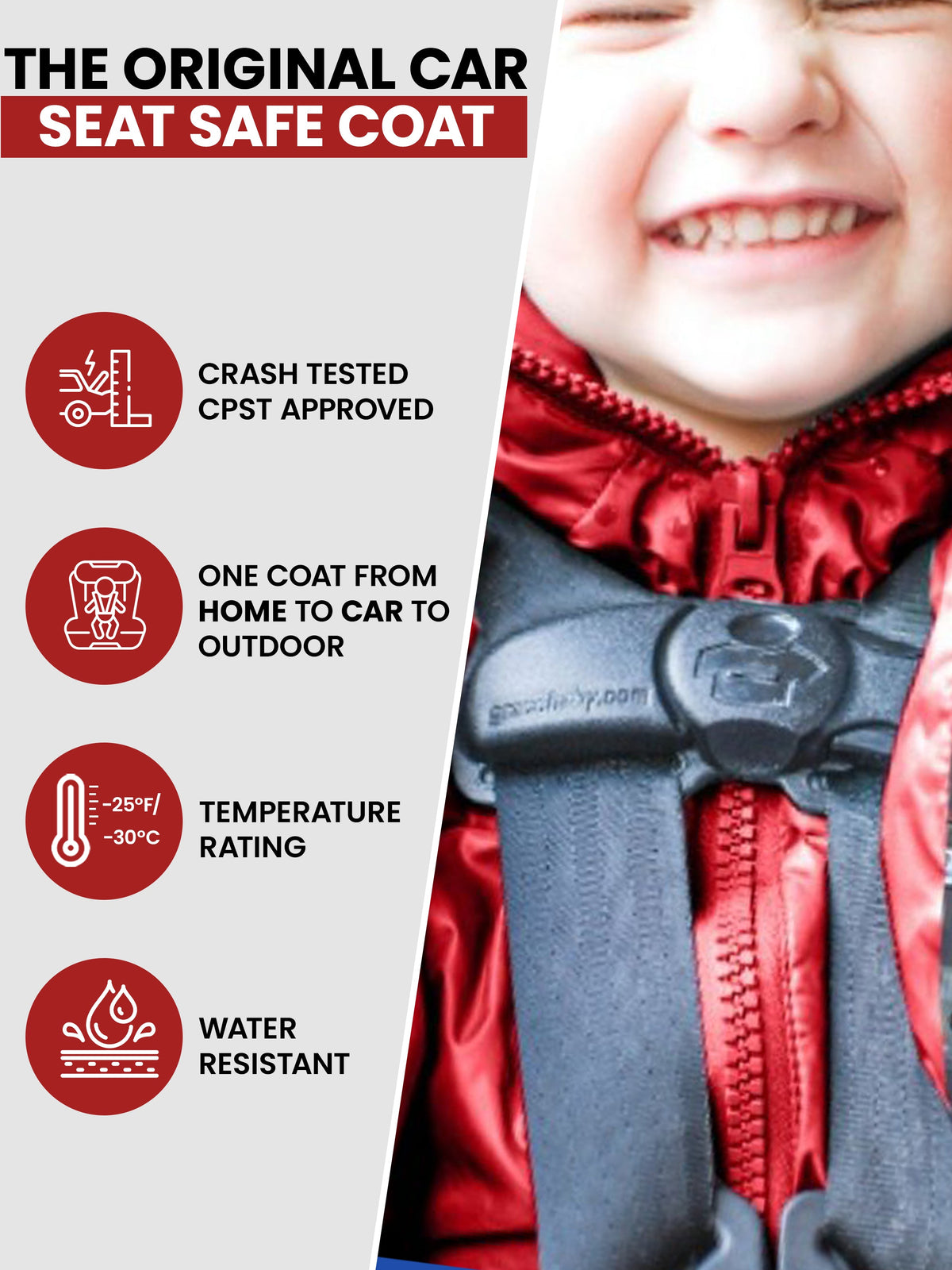 Car Seat Coat | The Road Coat Down - Rescue Print