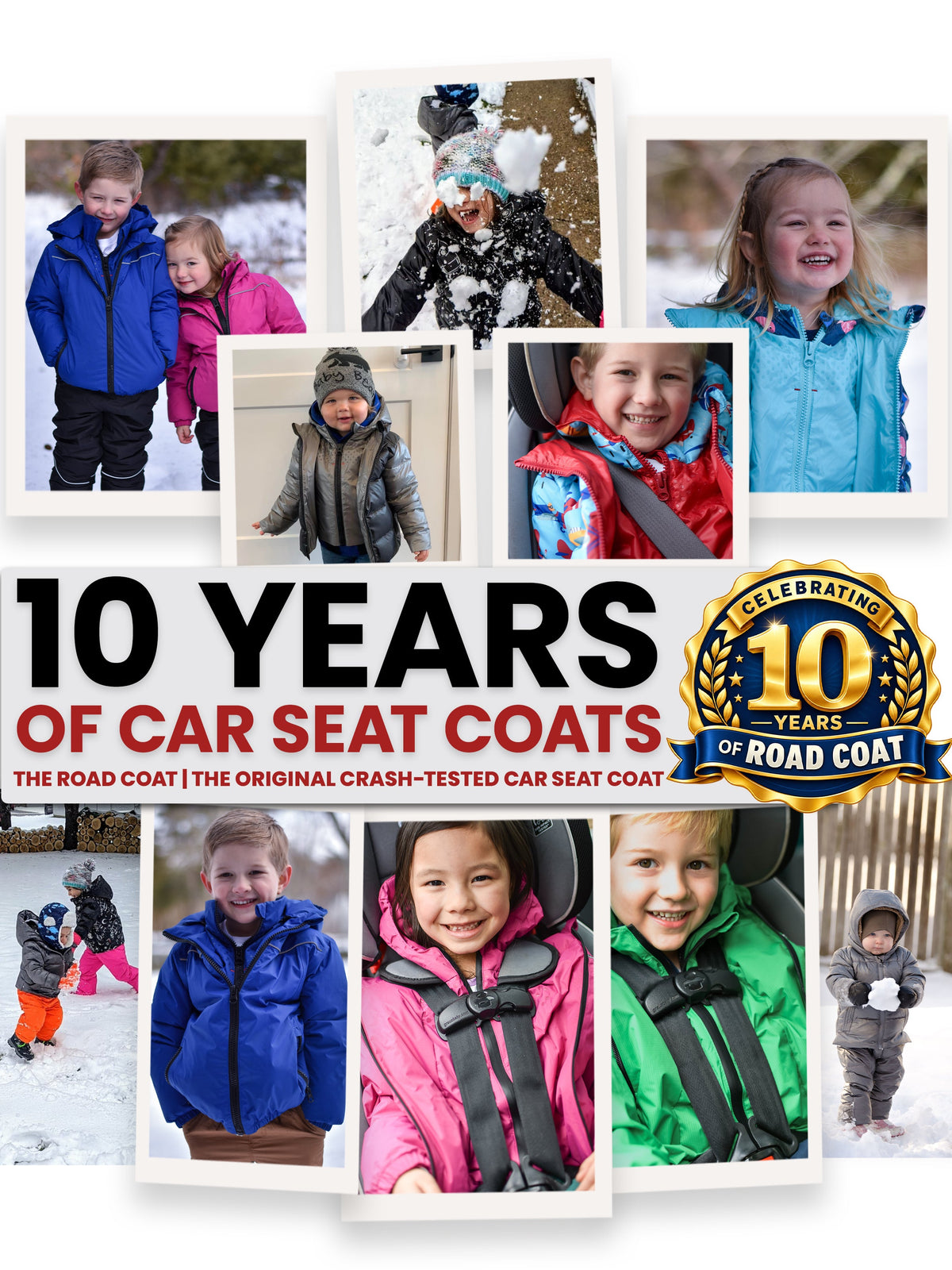 Car Seat Coat | The Road Coat Down - Rocketship Print