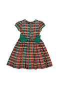 Load image into Gallery viewer, VICTOIRE TARTAN SMOCKED DRESS
