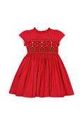 Load image into Gallery viewer, PERLA RED SMOCKED DRESS
