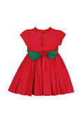 Load image into Gallery viewer, PERLA RED SMOCKED DRESS
