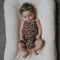 Load image into Gallery viewer, Muslin Sleeveless Tank Romper | Leopard
