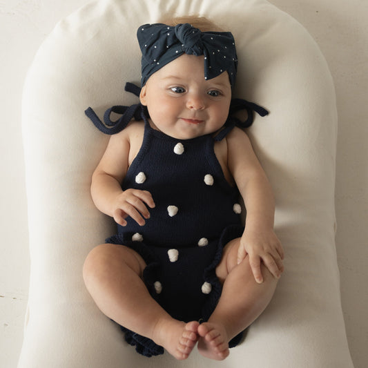Knit Ruffle Romper | Emery