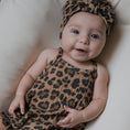 Load image into Gallery viewer, Muslin Sleeveless Tank Romper | Leopard
