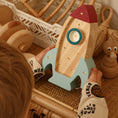 Load image into Gallery viewer, Little Lights Mini Rocket Ship Lamp
