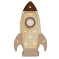 Load image into Gallery viewer, Little Lights Mini Rocket Ship Lamp

