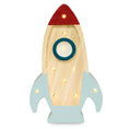 Load image into Gallery viewer, Little Lights Mini Rocket Ship Lamp
