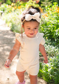 Load image into Gallery viewer, Ruffle Ribbed Short Set - Cream
