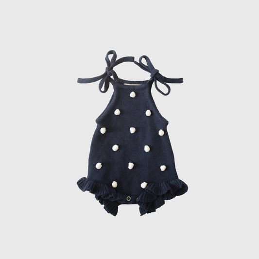 Knit Ruffle Romper | Emery