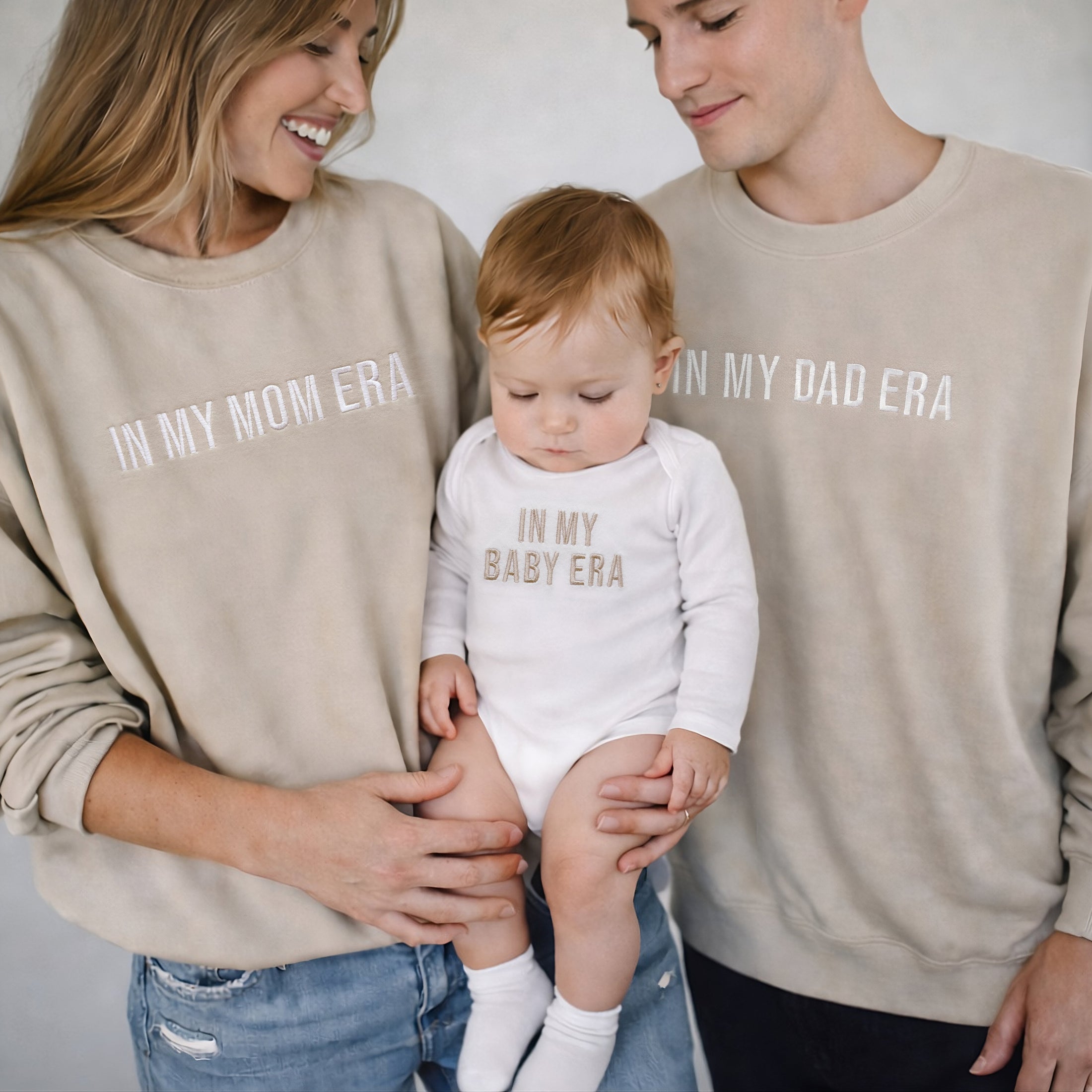 In My Mom Era, Dad Era and Baby Era Family Matching Outfits