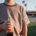 Load image into Gallery viewer, Child Terry Short Set | Cola Stripe
