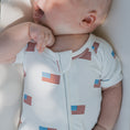 Load image into Gallery viewer, Shortie Bamboo Zip | Americana Ribbed
